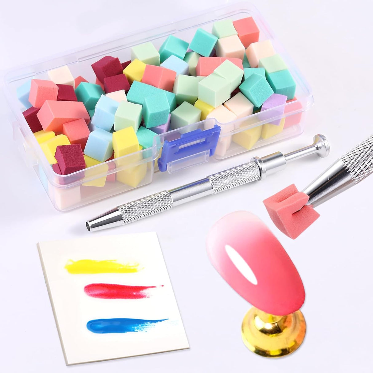 Tweezer Clip Gripping Sponge | 50pcs Replaceable