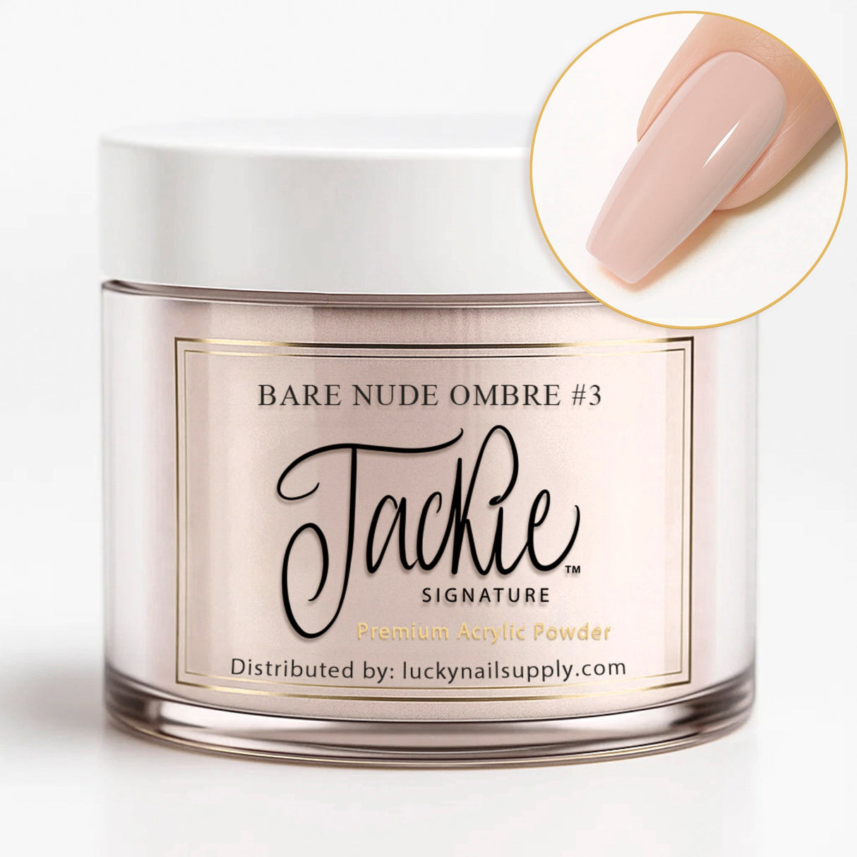 JACKIE SIGNATURE | OMBRE POWDER COLLECTION - #3 BARE NUDE OMBRE