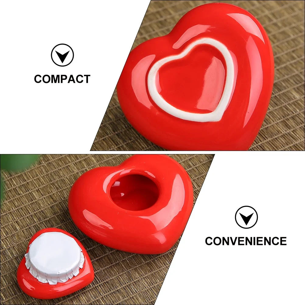 DAPPEN DISH | CERAMIC HEART SHAPE