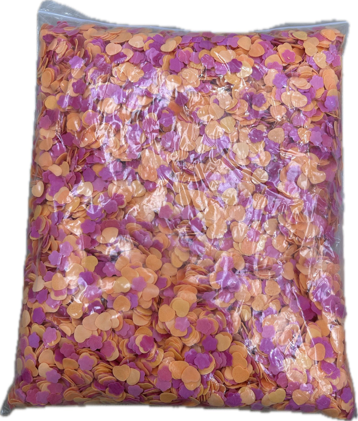 FLOWER LEAF SOAP BAG | PINK ORANGE