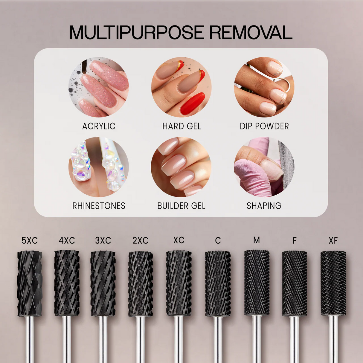 PANA | BARREL NAIL BIT | SMALL | BLACK