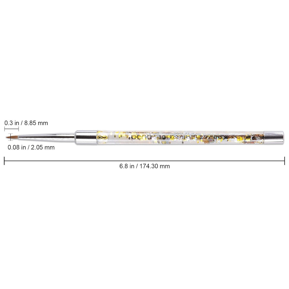PANA | 3D BRUSH | GOLD GLITTER