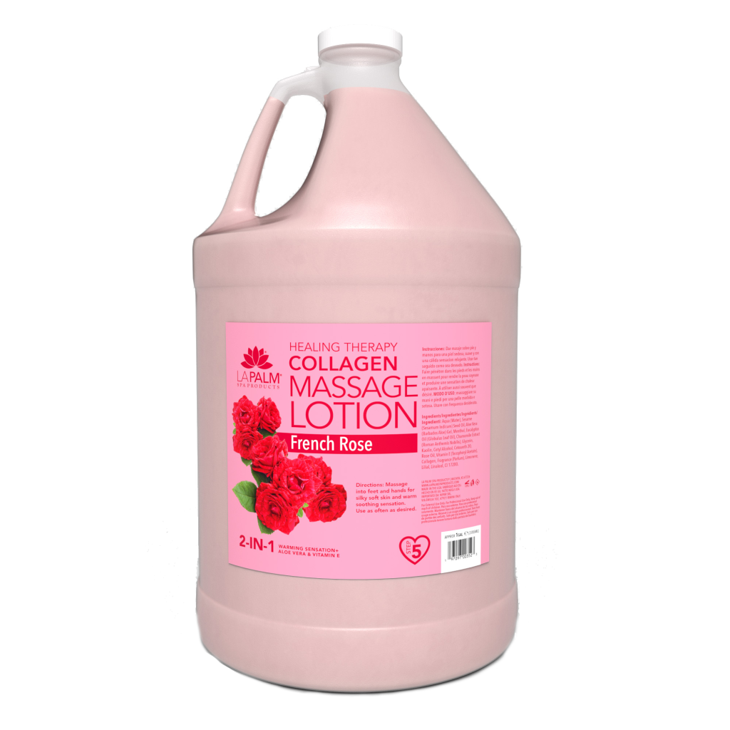 LAPALM | MASSAGE LOTION | FRENCH ROSE (1GAL)