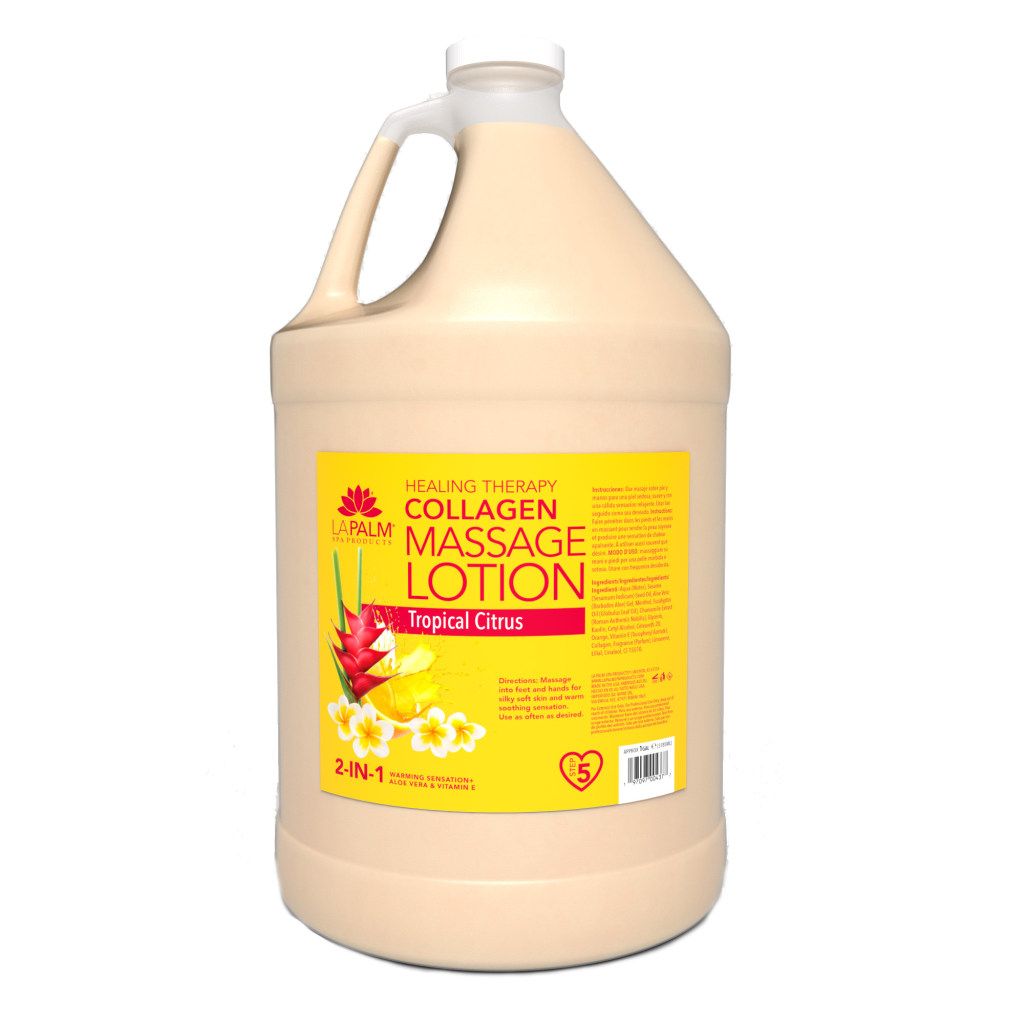 LAPALM | MASSAGE LOTION | TROPICAL CITRUS (1GAL)