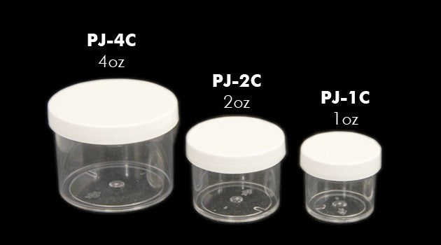 APOLLO | EMPTY JAR | WHITE LID | 4 OZ