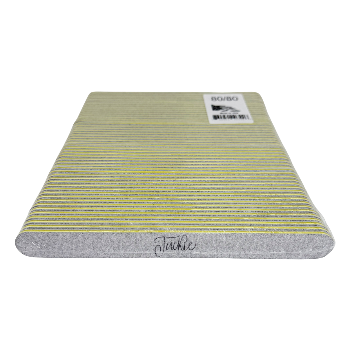 JACKIE | Standard Nail File - Zebra 80/80 - 50pcs