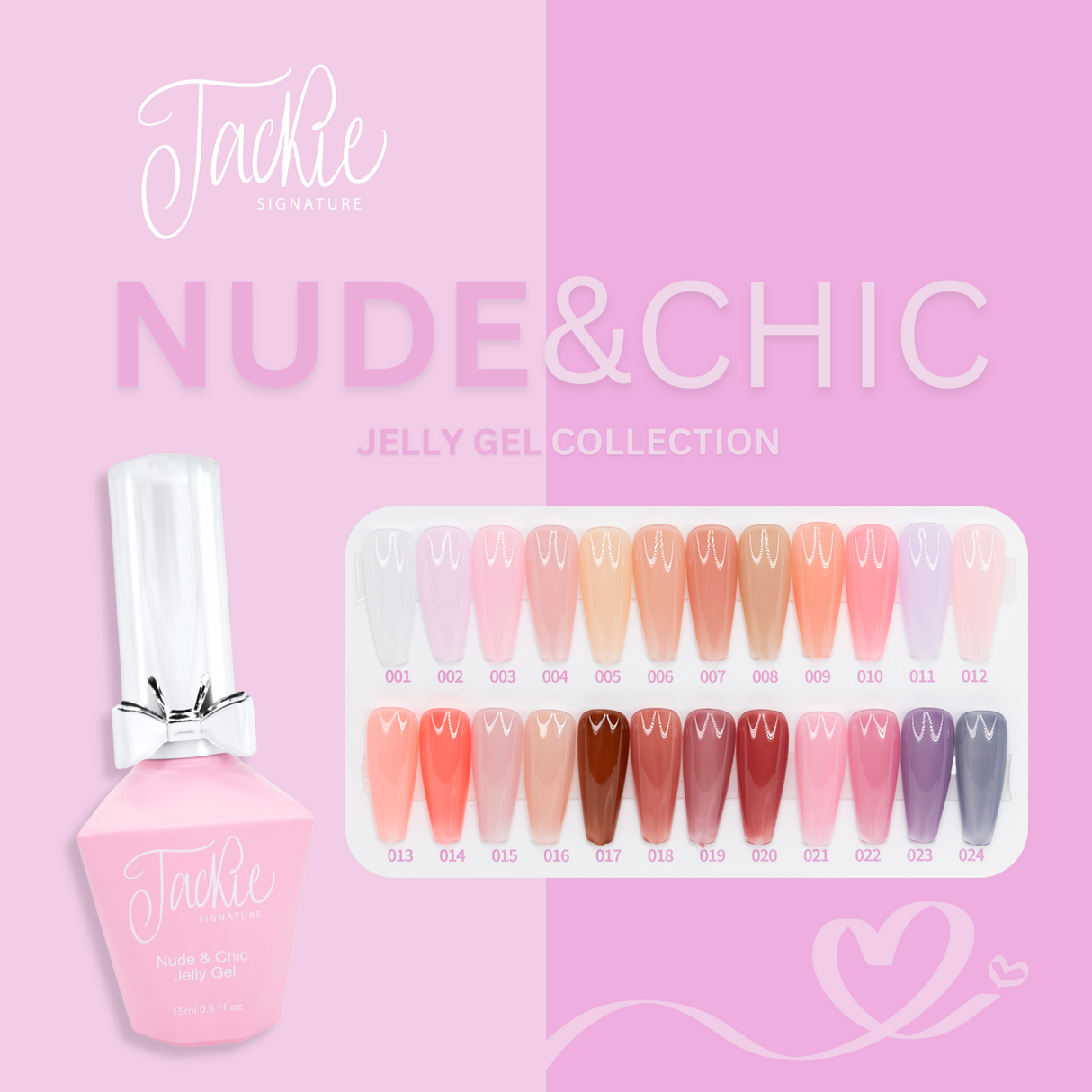 JACKIE SIGNATURE | NUDE & CHIC COLLECTION | SET OF 24