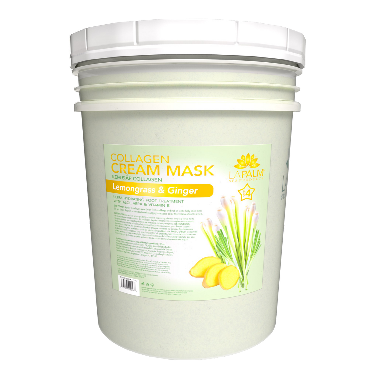 LAPALM | CREAM MASK | LEMONGRASS & GINGER (5GAL)