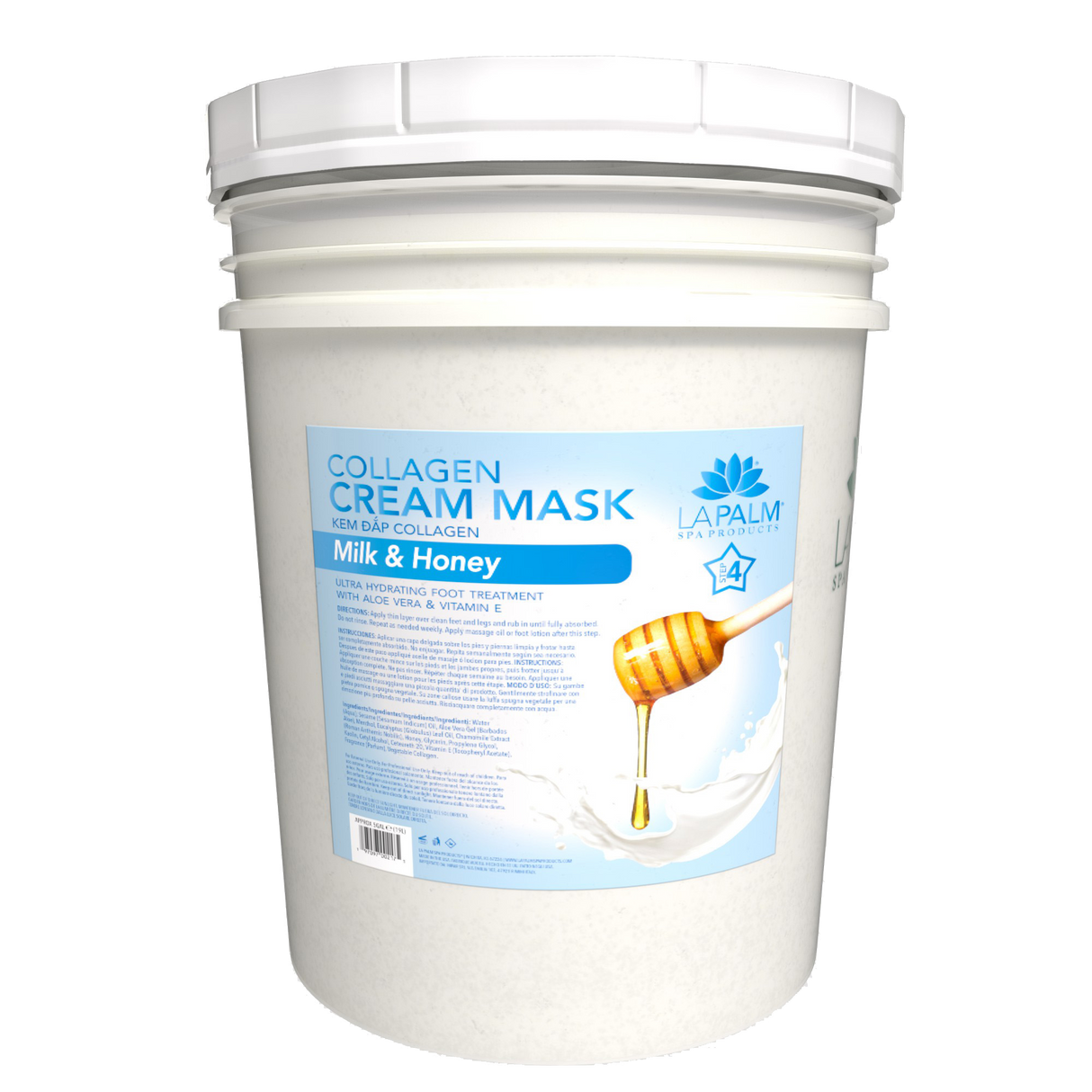 LAPALM | CREAM MASK | MILK & HONEY (5GAL)