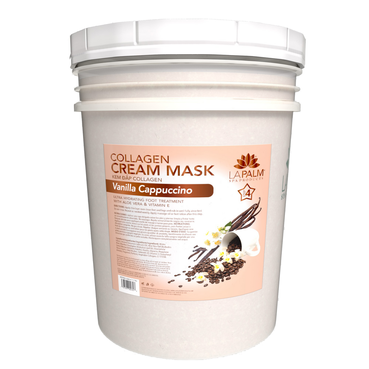 LAPALM | CREAM MASK | VANILLA CAPPUCCINO (5GAL)