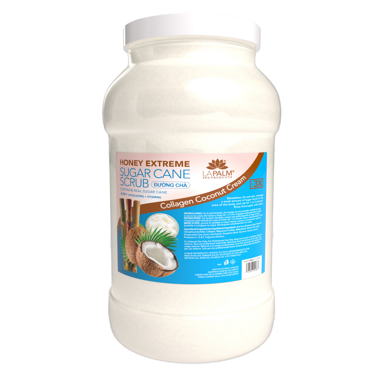 LAPALM | EXTREME SCRUB | MILK & HONEY (1GAL)