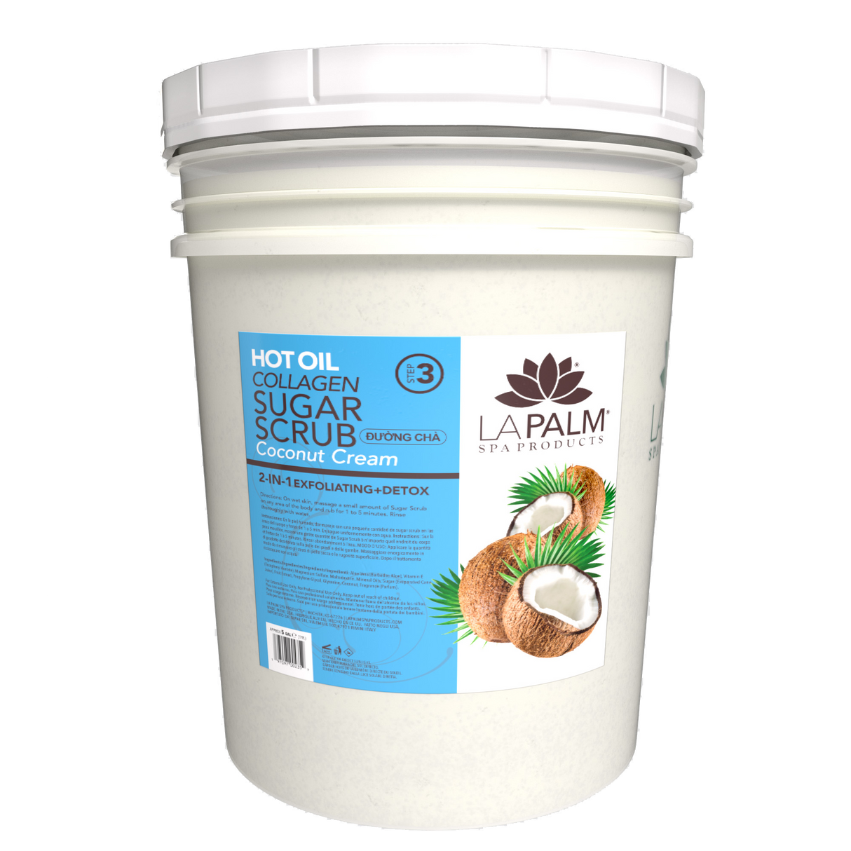 LAPALM | HOT OIL SCRUB | COCONUT (5GAL)