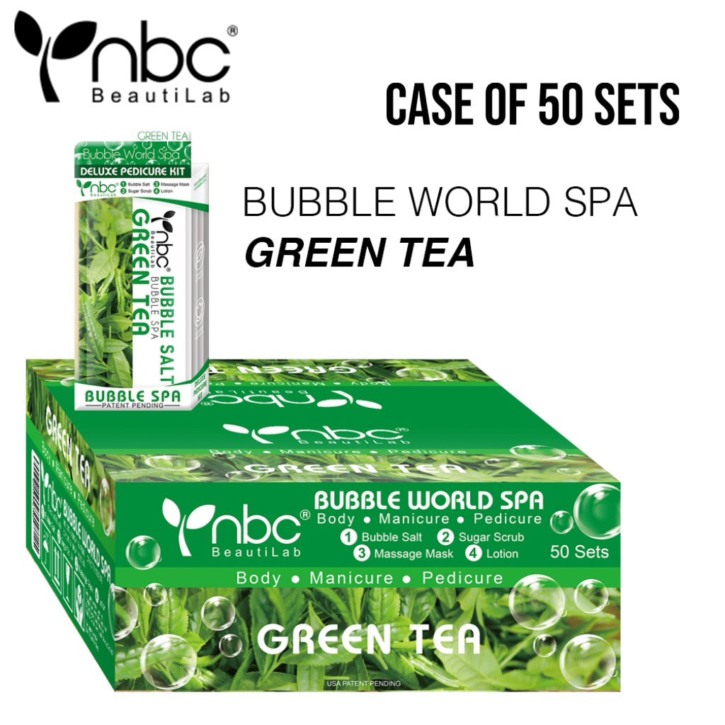 NBC | 4 Step Bubble Spa - Green Tea | Case of 50