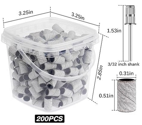 SANDING BAND | ZEBRA 200PCS OF BOX ( FREE 2PCS MANDREL BIT )