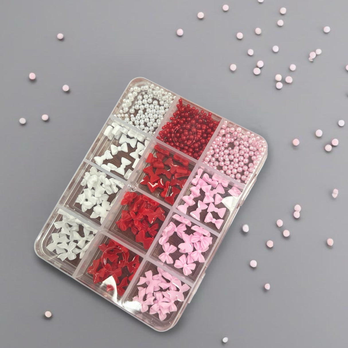3D BOWS & PEARLS BOX | 12 STYLES