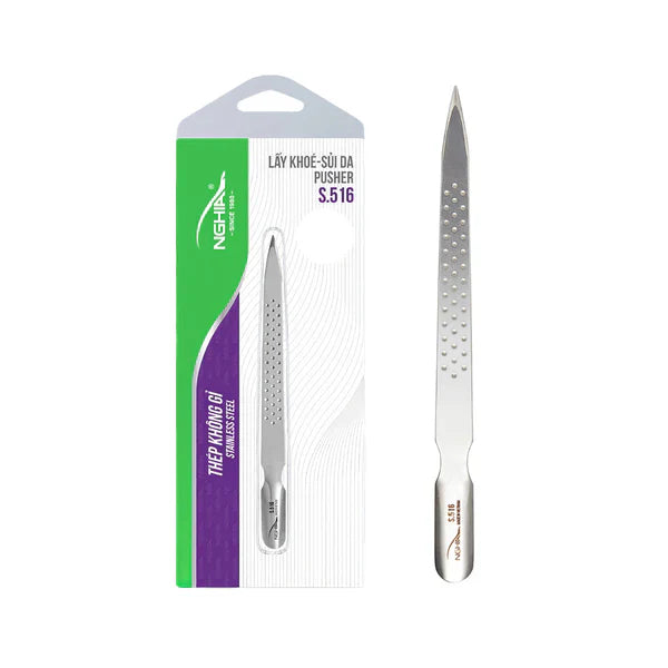 NGHIA | CUTICLE PUSHER (INGROW PICKER) - S.516 (STAINLESS TEEL)