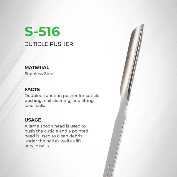 NGHIA | CUTICLE PUSHER (INGROW PICKER) - S.516 (STAINLESS TEEL)