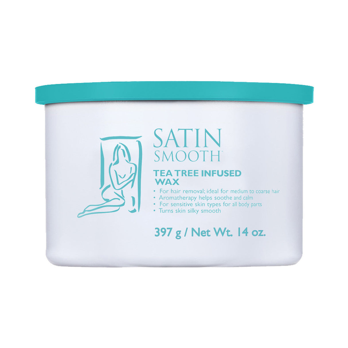 SATIN SMOOTH | TEA TREE INFUSED WAX (14oz)