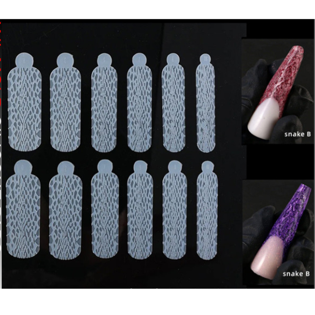 NAIL ART TOOL | 3D SILICON MOLD SLICES TOOLS