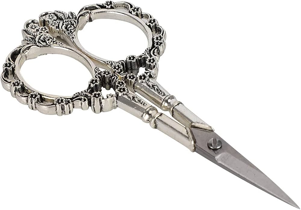 SCISSOR EMBOSSED | STAINLESS STEEL - 4.6"