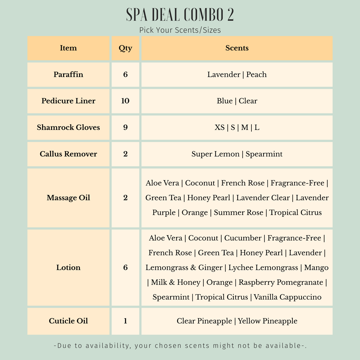 SPA DEAL COMBO 2