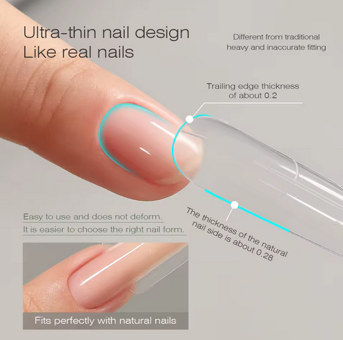 DUAL FORM | SANDWICH NAIL EXTENTION