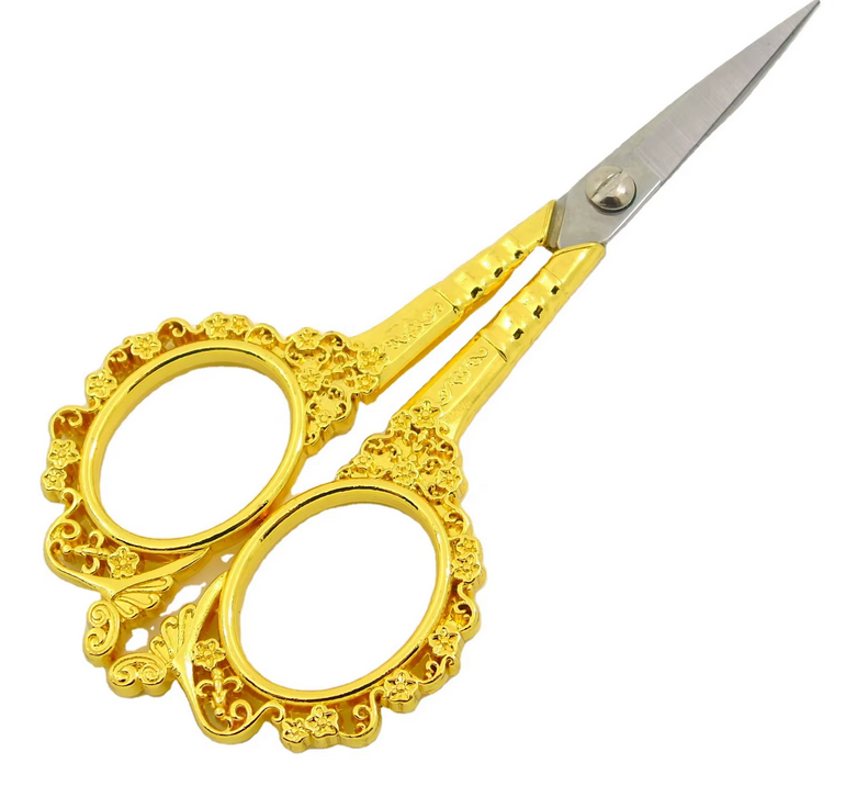 SCISSOR EMBOSSED | STAINLESS STEEL - 4.6"