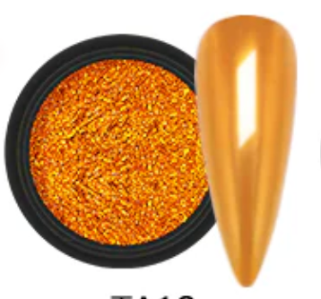 CHROME NAIL ART - ORANGE (TA13)