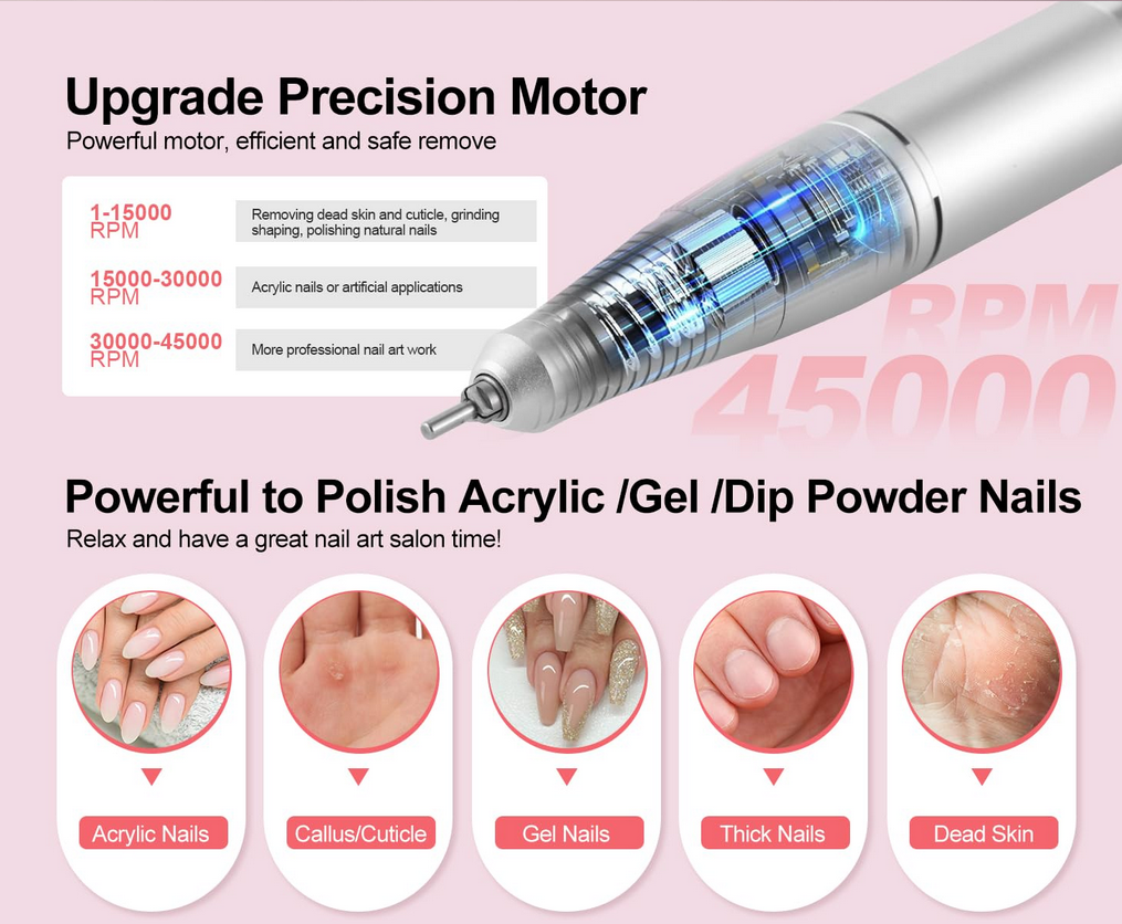 V8 NAIL DRILL MACHINE