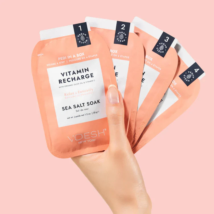 VOESH | PEDI IN A BOX | 4 STEP - VITAMIN RECHARGE