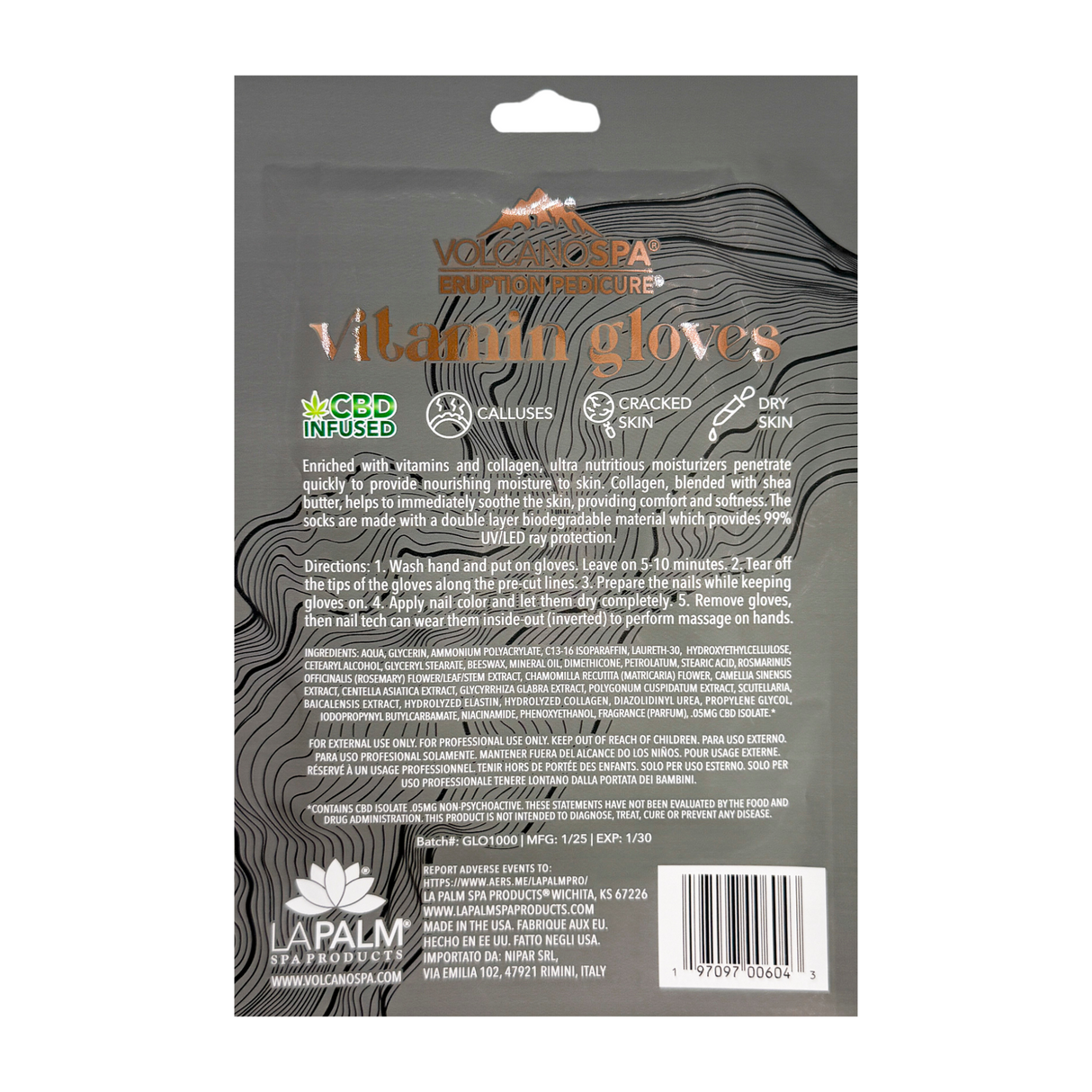 VITAMIN GLOVES | VOLCANOSPA | CBD INFUSED