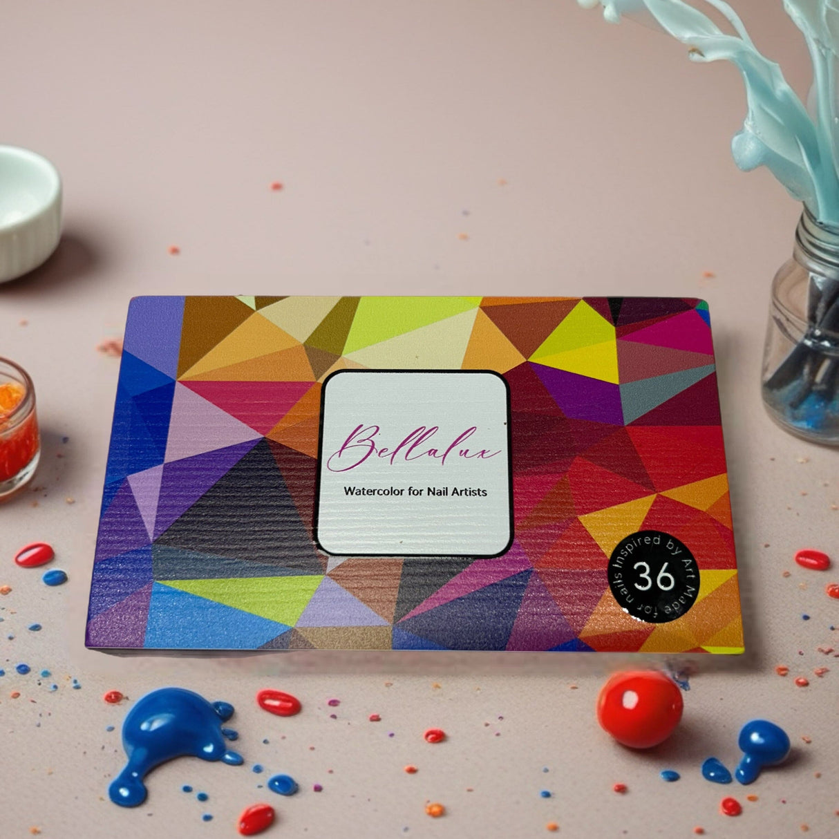 BELLALUX | WATER COLOR FOR NAIL - 36 COLORS