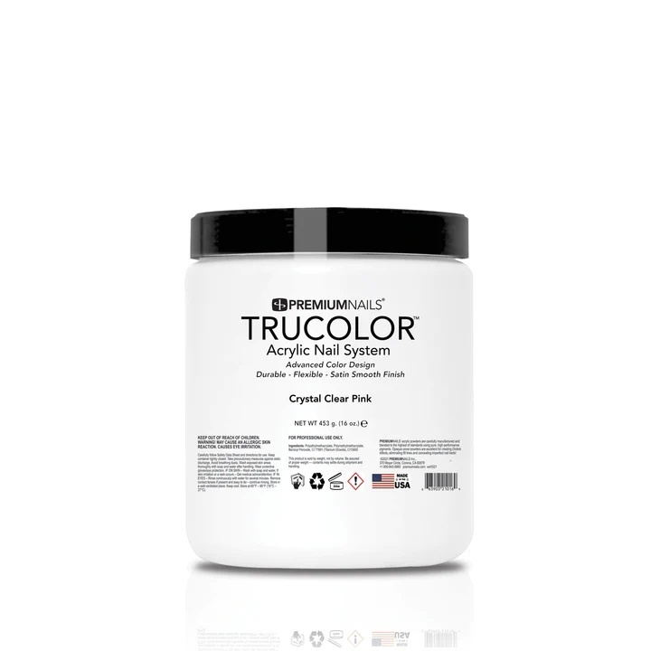 TRUCOLOR | ACRYLIC POWDER - CRYSTAL CLEAR PINK