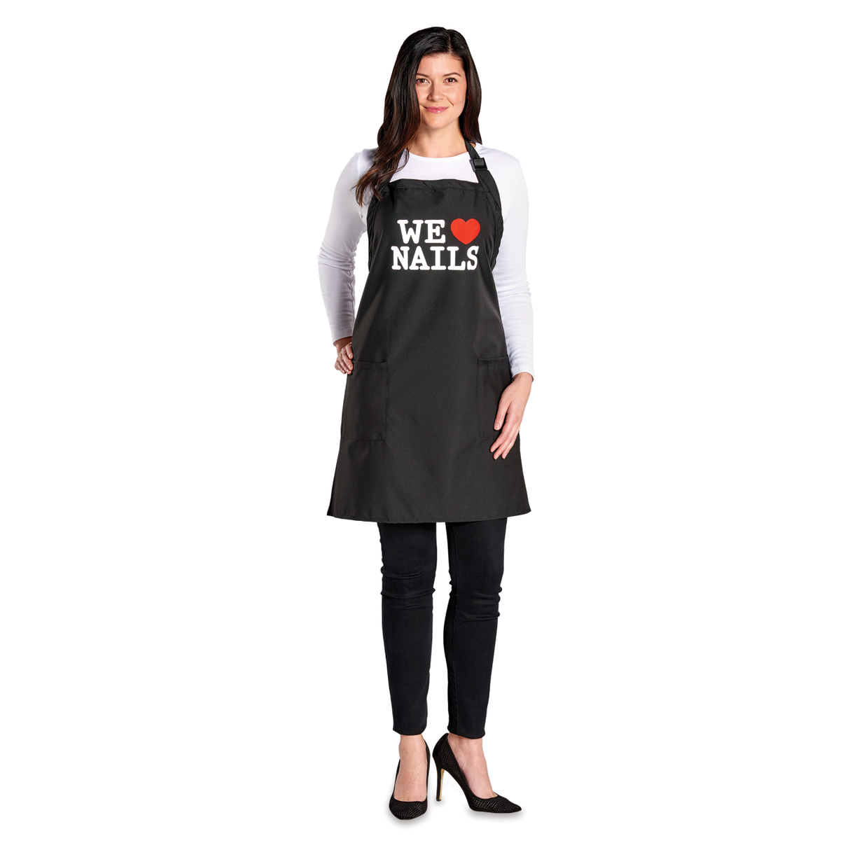 NAIL TECH APRON | WE LOVE NAIL - BLACK