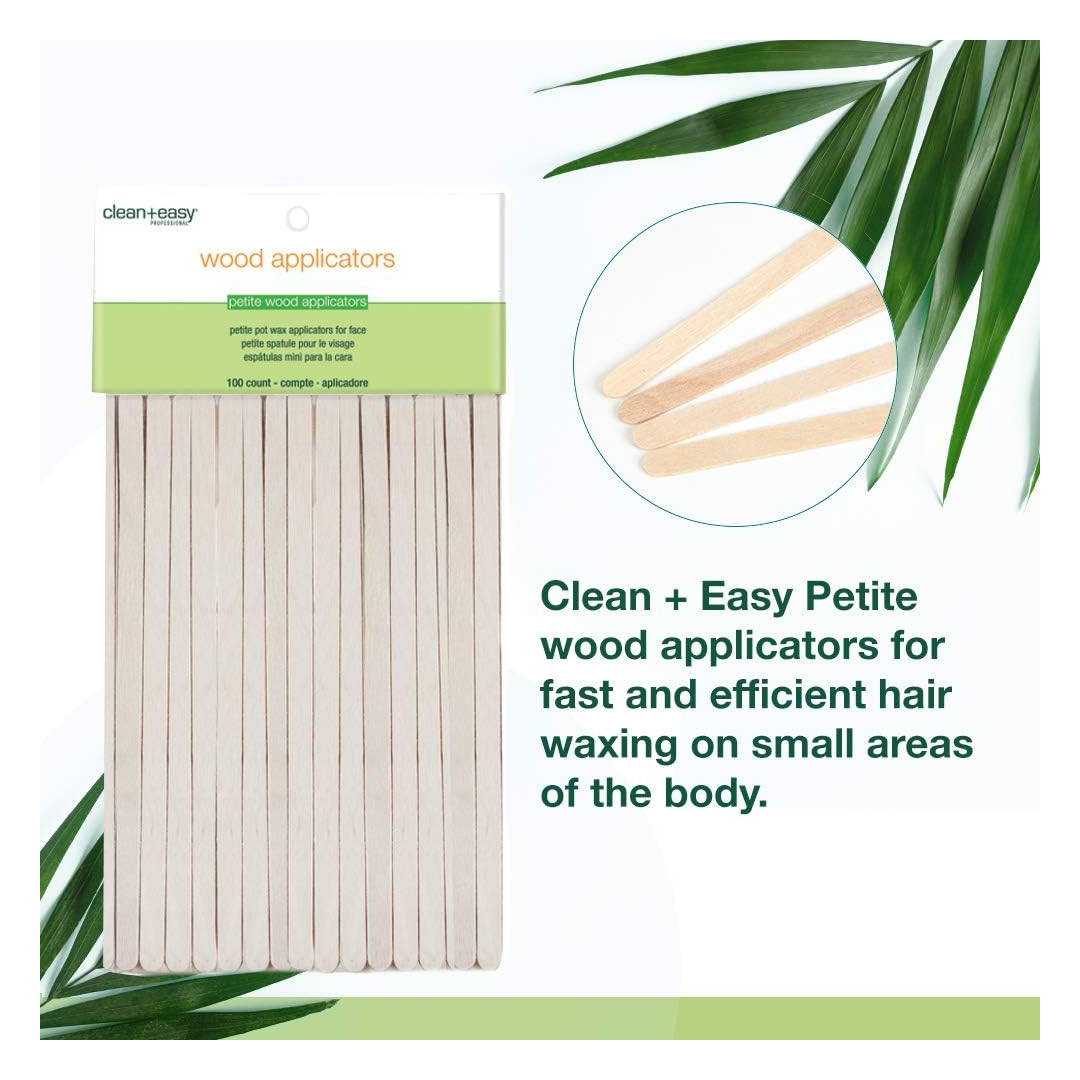 CLEAN + EASY | PETITE WOOD APPLICATORS - 100ct