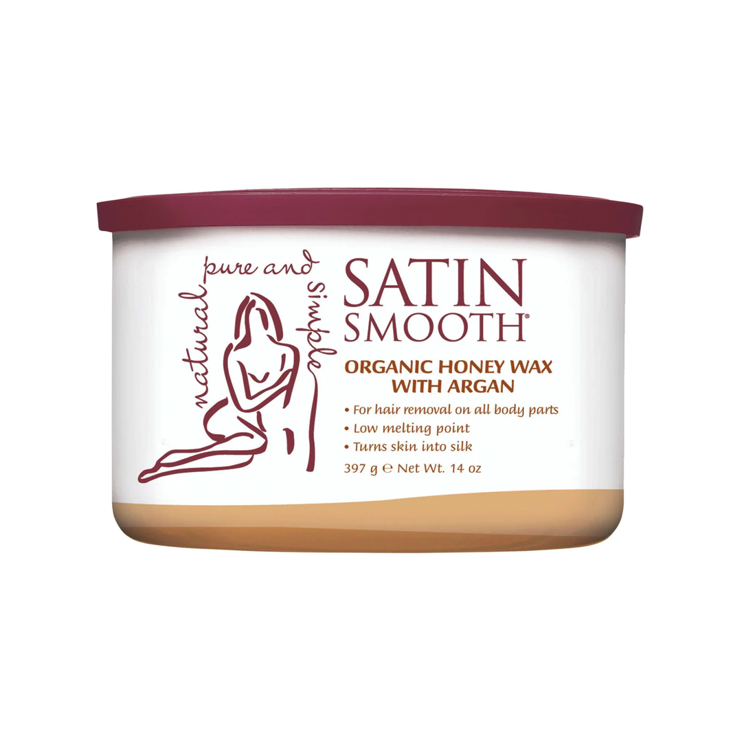 SATIN SMOOTH | HONEY WAX WITH ARGAN OIL (14oz)