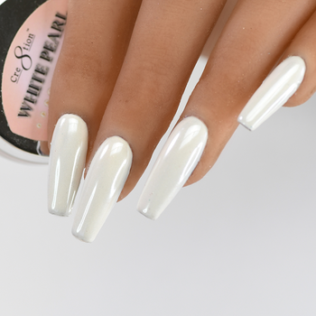 CRE8TION | WHITE PEARL CHROME NAIL ART EFFECT - 1G
