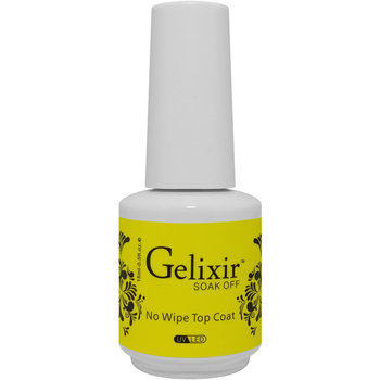 GELIXIR | SOAK OFF - NO WIPE TOP COAT (0.5 OZ)