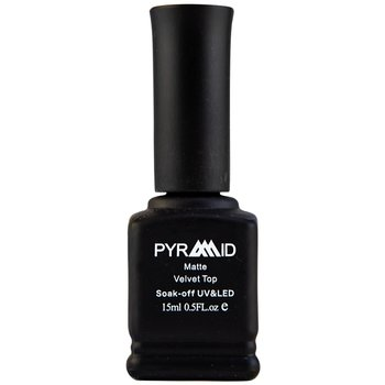 PYRAMID | SOAK OFF GEL | MATTE VELVET TOP | 0.5 OZ