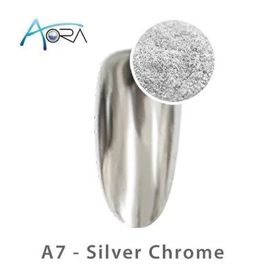 A-ORA CHROME | METALIC HOLOGRAM SILVER - 1G