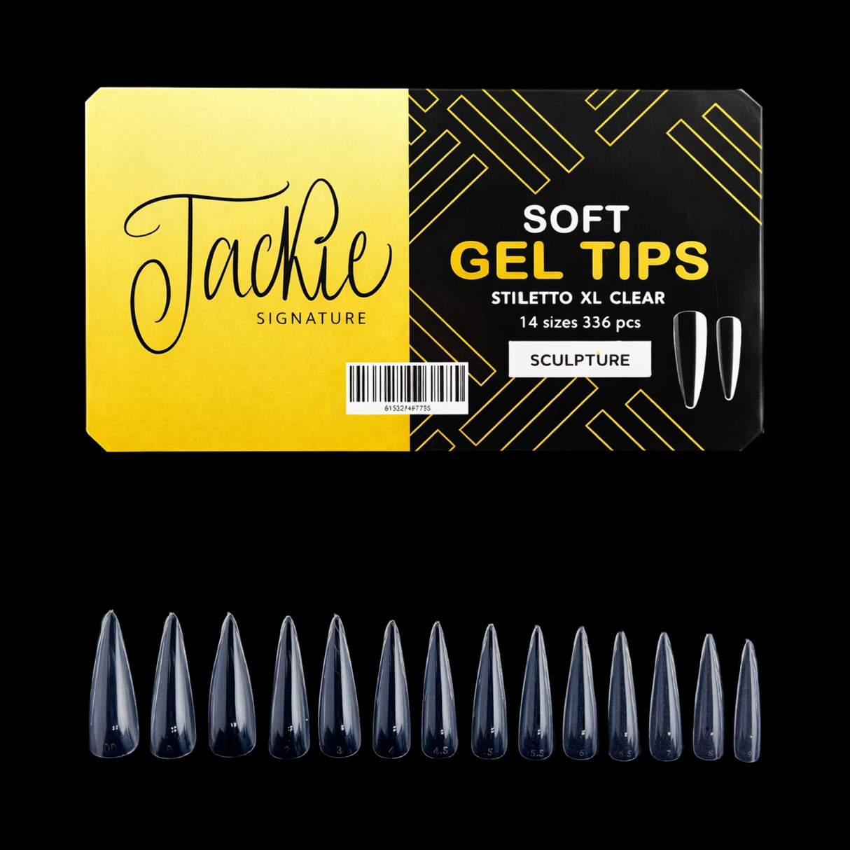 JACKIE SIGNATURE | SOFT GEL TIPS | SCULPTURE 336PCS PER BOX