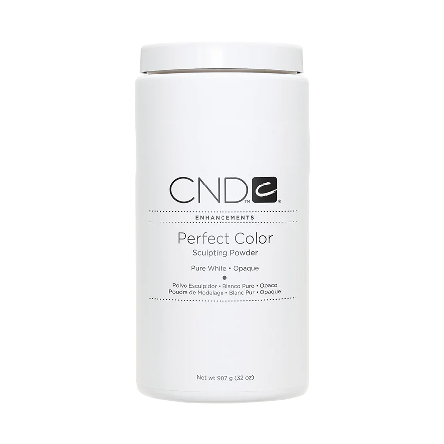 CND | PERFECT COLOR SCULPTING POWDER - PURE WHITE OPAQUE