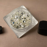 NAIL ART DESIGN | GLITTER SQUARE JAR