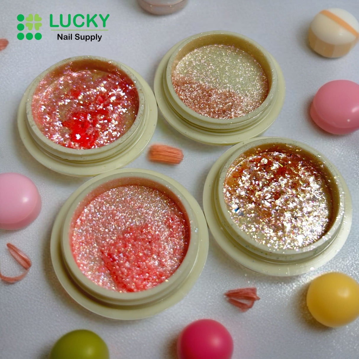 CHROME FLAKE | FINE CHROME - PACK OF 4