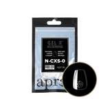 TIPS REFILL BAGS | APRES GEL-X | NATURAL COFFIN X-SHORT (50pcs)