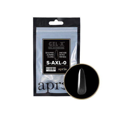 TIPS REFILL BAGS | APRES GEL-X | SCULPTED ALMOND X-LONG (30pcs)