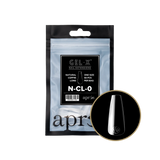 TIPS REFILL BAGS | APRES GEL-X | NATURAL COFFIN LONG (50pcs)