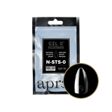 TIPS REFILL BAGS | APRES GEL-X | NATURAL STILETTO SHORT (50pcs)