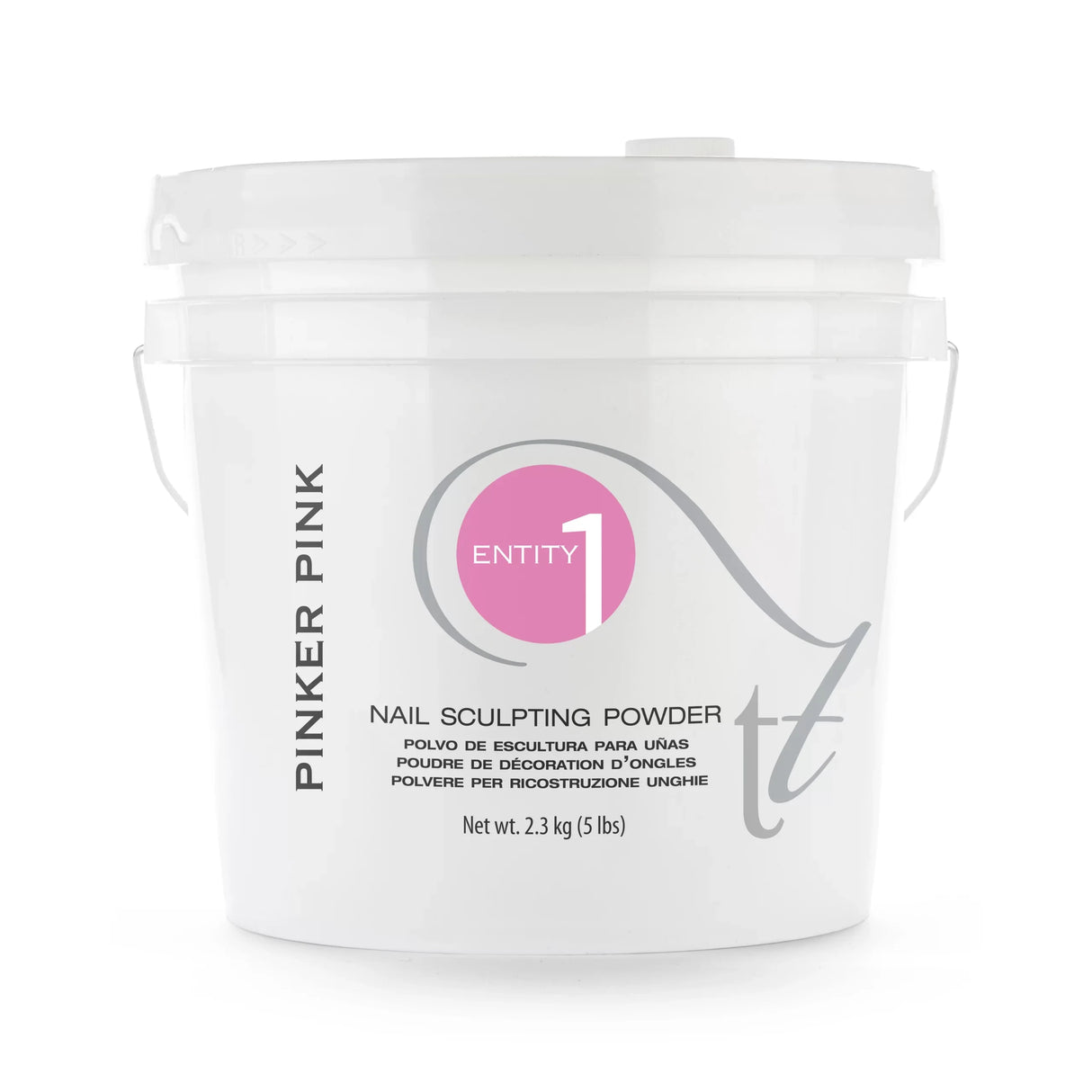 ENTITY | ACRYLIC POWDER - PINKER (5 LBS BUCKET)