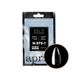 TIPS REFILL BAGS | APRES GEL-X | NATURAL STILETTO SHORT (50pcs)